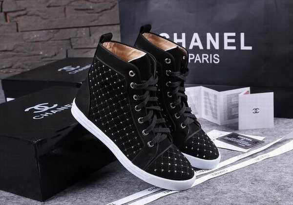 basket chanel blanche femme